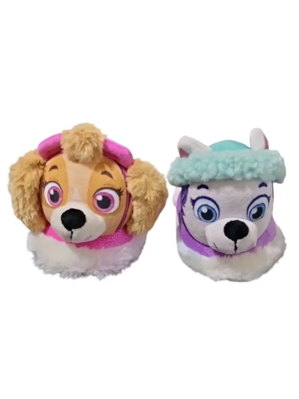 Nickelodeon Paw Patrol Toddler Size 5-6 Slippers 3D Skye Everest Plush Non-Slip